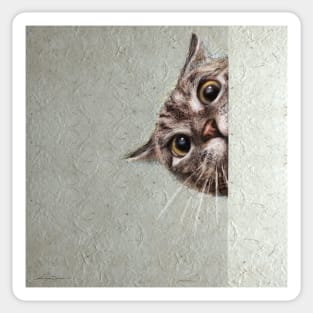 CAT spy Sticker